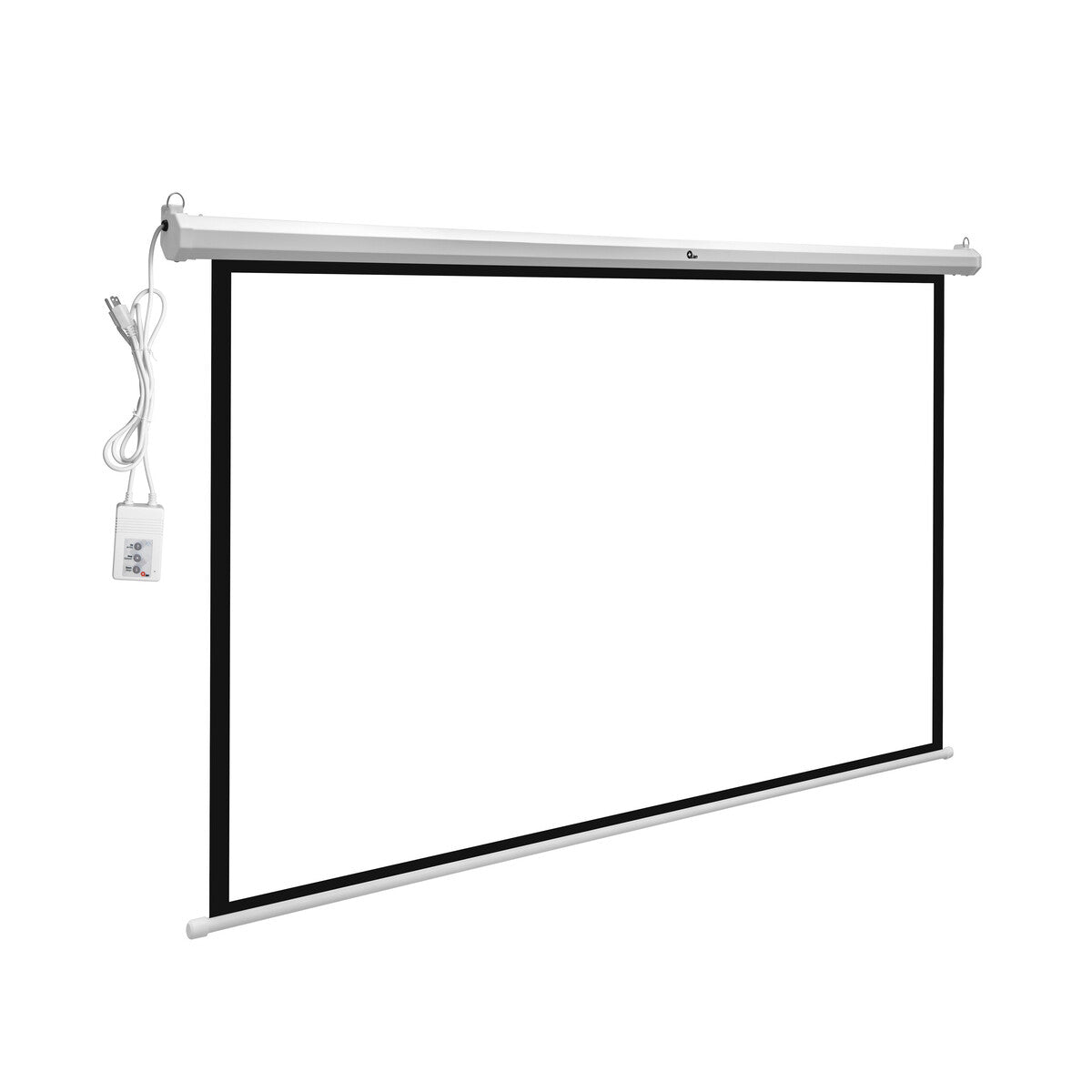 Pantalla De Proyección Eléctrica Qian 120", Montaje en Pared Y Techo, Blanca Mate - Qxs-1e120