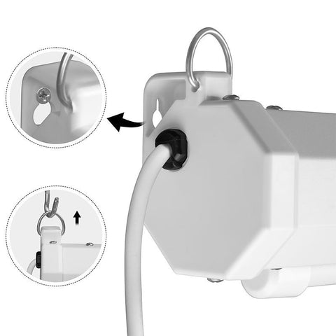 Pantalla De Proyección Eléctrica Qian 120", Montaje en Pared Y Techo, Blanca Mate - Qxs-1e120