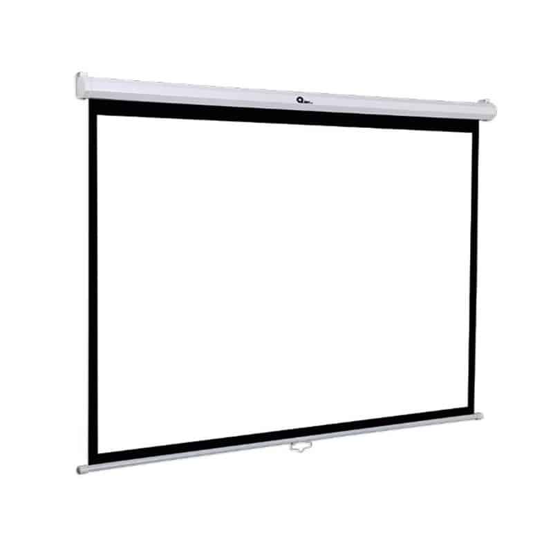 Pantalla Proyeccion Manual Qian Guding Qpg-69502 100" Blanca Mate