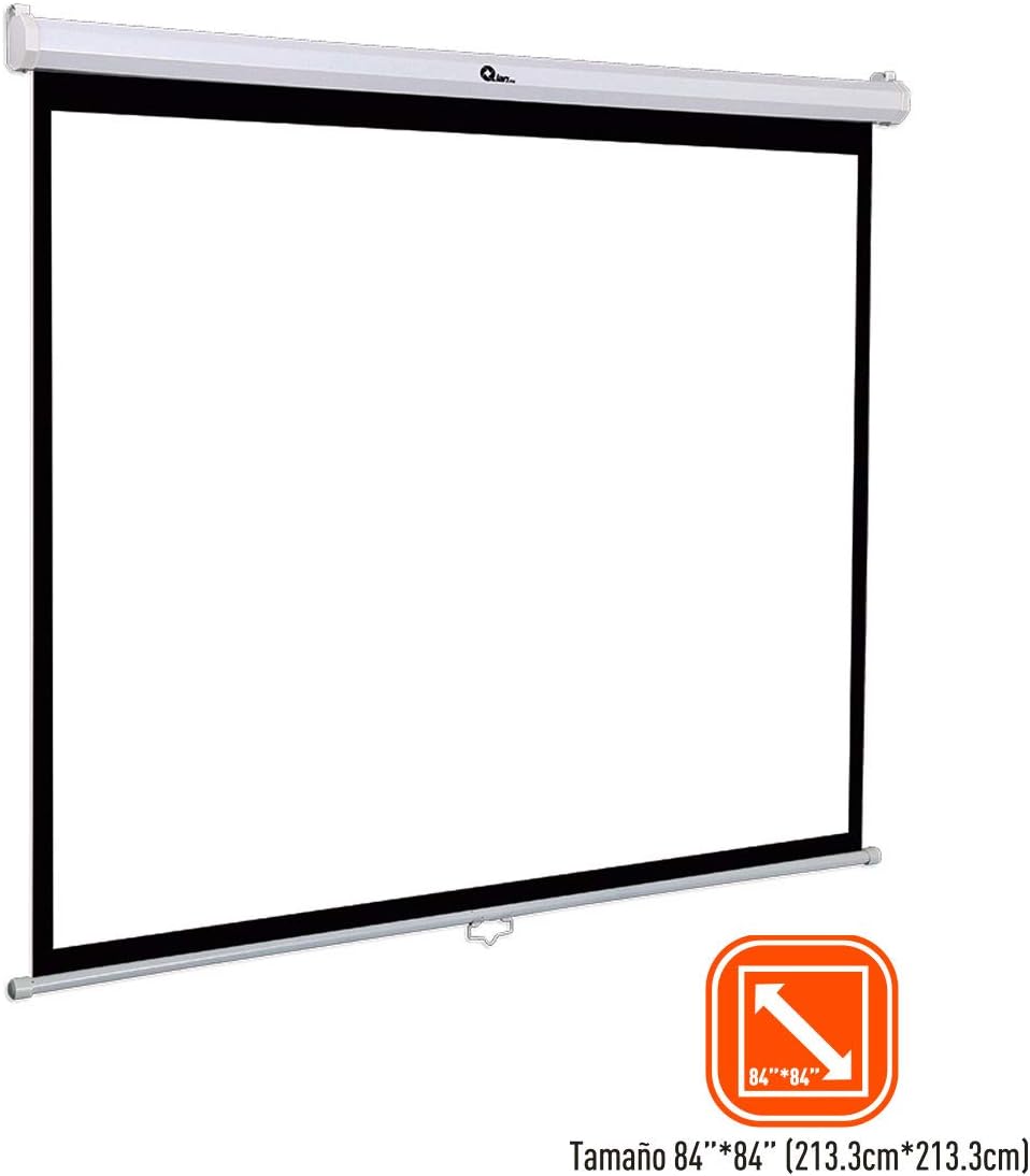 Pantalla Proyeccion Manual Qian Guding Qpg-69503 120" Blanca Mate
