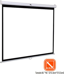 Pantalla Proyeccion Manual Qian Guding Qpg-69503 120" Blanca Mate