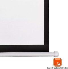 Pantalla Proyeccion Manual Qian Guding Qpg-69503 120" Blanca Mate