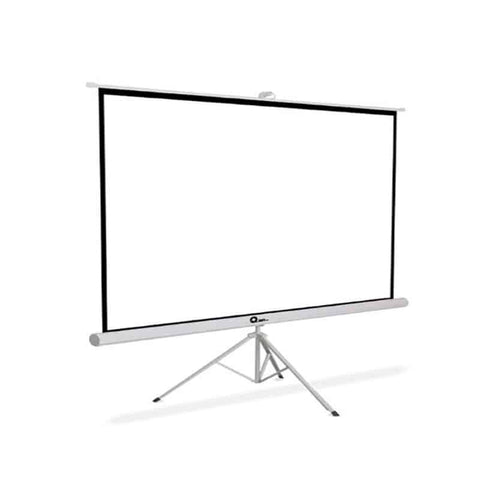 Pantalla Proyeccion Qian Diban Qpd-69602 Tripie 100" Blanca Mate