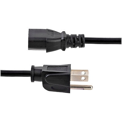 Paquete De 10 Cables De Corriente De 3m Estándar De Alimentación Para Computadora - 18 Awg - Nema5-15p A C13 - 10a 125v - Startech.Com Modelo Pxt1011010pk