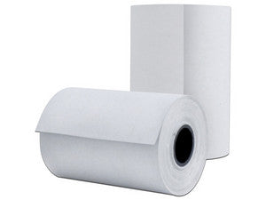Paquete Rollo Papel Termico Ghia 80x70 Mm, 10 Piezas, Para Impresoras De 80mm,  Reaccion Negro
