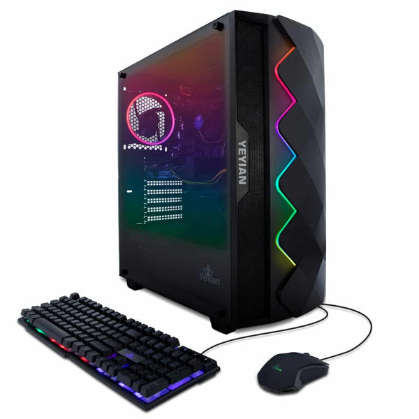 Pc Gamer Yeyian Shoge-X01- Core I5-10400f, 8g Ddr4, Ssd 512, Gtx1660s, 550w, Wi-Fi, W11 H