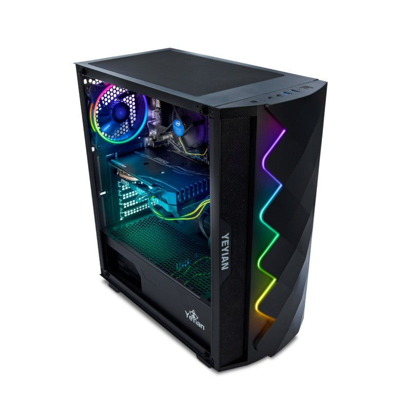 Pc Gamer Yeyian Shoge-X01- Core I5-10400f, 8g Ddr4, Ssd 512, Gtx1660s, 550w, Wi-Fi, W11 H
