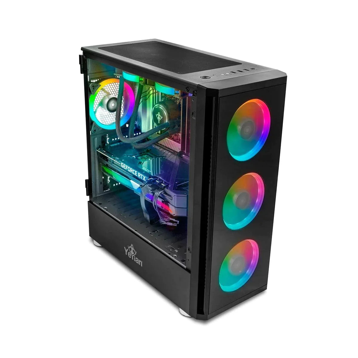 Pc Gamer Yeyian Ypb-Yar-X24 Yari X24- Core I7-12700kf, 32 Gb Ddr5, 1 Tb Ssd + 2 Tb Hdd, Rtx 3070ti, Enfriamiento Liquido, Wifi, W11 H