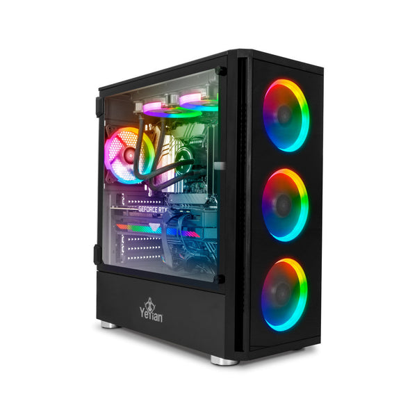 Pc Gamer Yeyian Ypb-Yar-X24 Yari X24- Core I7-12700kf, 32 Gb Ddr5, 1 Tb Ssd + 2 Tb Hdd, Rtx 3070ti, Enfriamiento Liquido, Wifi, W11 H