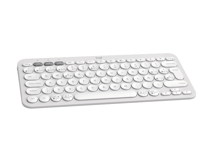 Teclado Logitech Pebble Keys 2 K380S Bt Multidisp. White (920-011784)