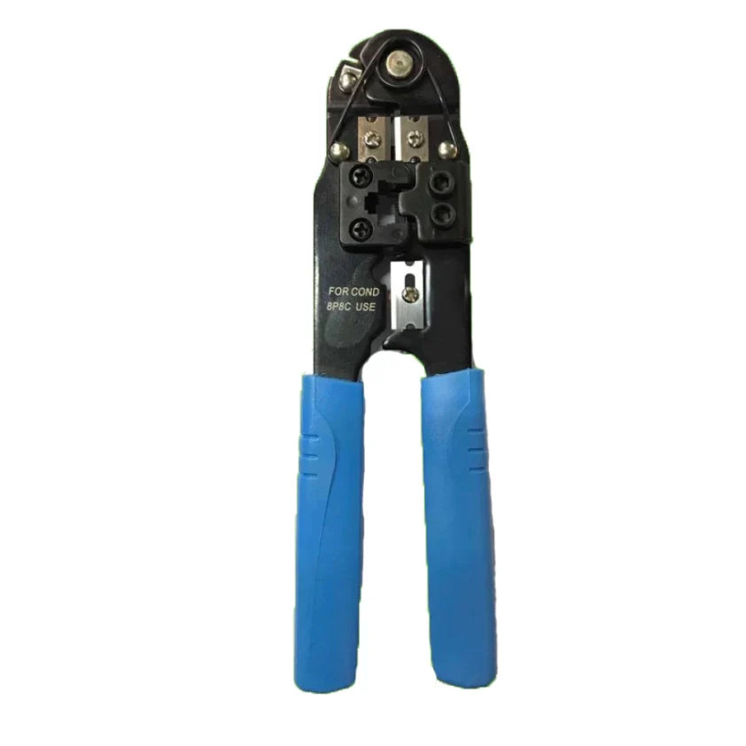 Pinza Crimpeadora Brobotix Para Plugs Rj45, Bajo Impacto, Azul