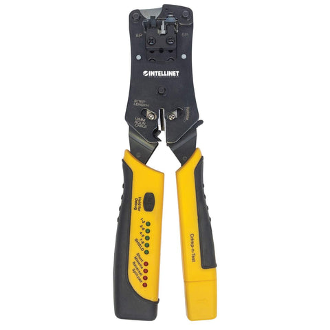 Pinza Crimpeadora Intellinet Universal Y Probador De Cables 780124