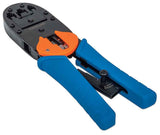 Pinza Para Crimpear Tipo Trinquete Rj11, Rj12, Rj45 Intellinet 211048