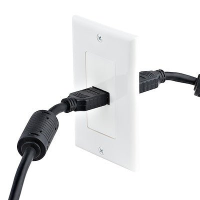 Placa De Pared Hdmi De Una Entrada Hembra - Color Blanco - Hdmiplate - Startech.Com Modelo Hdmiplate