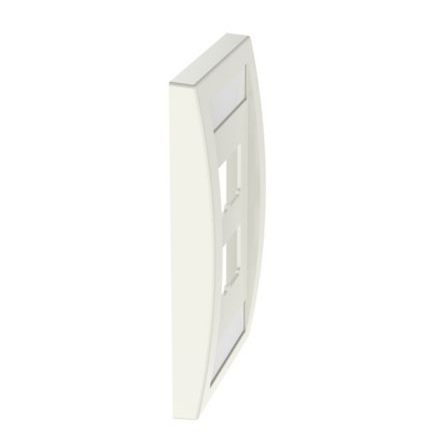 Placa Frontal Panduit, 4 Modulos, Mini-Com, Blanco, (Cfpe4iwy)