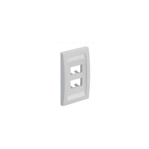 Placa Frontal Panduit, 4 Modulos, Mini-Com, Blanco, (Cfpe4iwy)