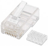 Plug Rj45 Cat6 Solido Bote 100pzas Oro 15-Micras Intellinet 503006