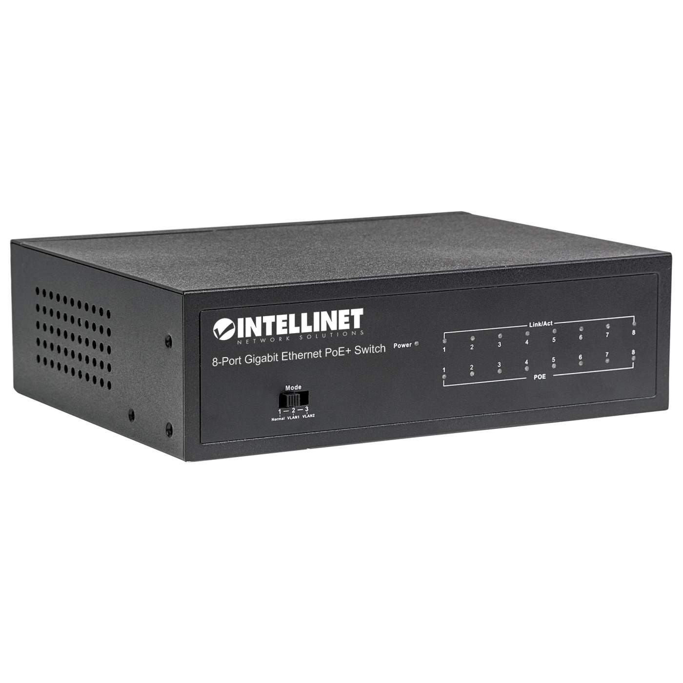 Poe Switch Intellinet Gb 8 Puertos 30w-Puertos, 60w Escritorio 561204