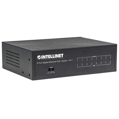 Poe Switch Intellinet Gb 8 Puertos 30w-Puertos, 60w Escritorio 561204