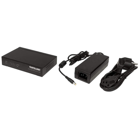 Poe Switch Intellinet Gigabit 5 Ptos 30w-Puerto, 60w Escritorio 561228