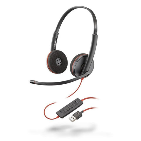 Poly Diadema Blackwire C3220 Usb-A Binaural Negra (209745-101)