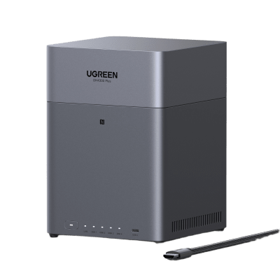 NAS UGREEN NASync DH4300PLUS | 4 Bahías SATA | Procesador RK3588C 8 GB RAM | 2.5GbE Puerto | HDMI 4K | USB 3.2 Type-C | RAID 0/1/5/6/10 | Acceso Remoto UGREENlink