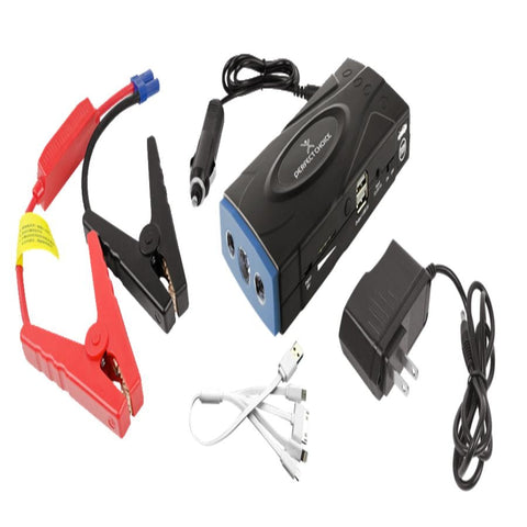 Power Bank 12 000 Mah Con Arrancador De Carro Perfect Choice Negro