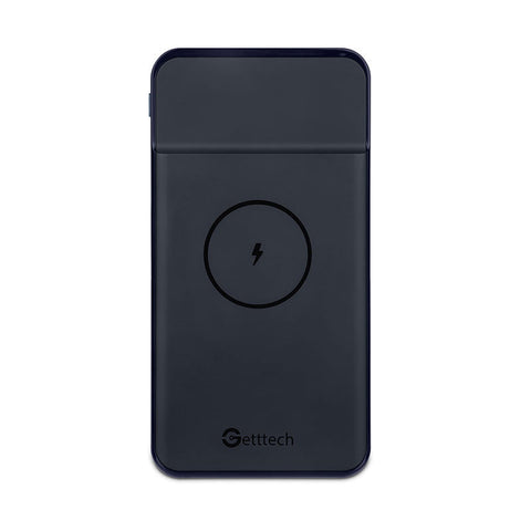 Power Bank Getttech 10000mAh Inalámbrico Batería Portátil 15W, USB Con Lightning Cargador Portátil Magnético Carga Rápida Compatible con iPhone