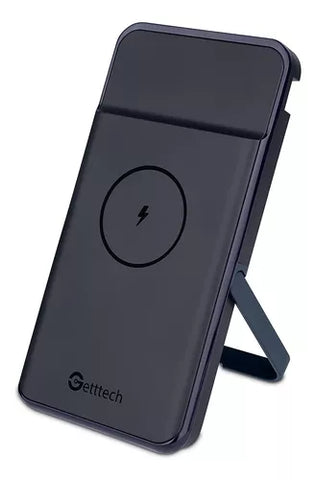 Power Bank Getttech 10000mAh Inalámbrico Batería Portátil 15W, USB Con Lightning Cargador Portátil Magnético Carga Rápida Compatible con iPhone