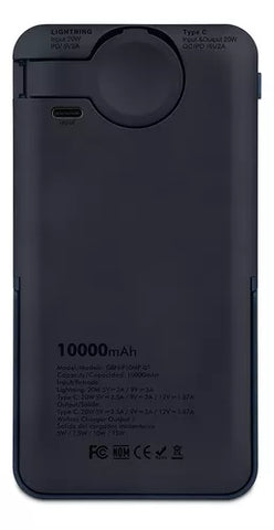 Power Bank Getttech 10000mAh Inalámbrico Batería Portátil 15W, USB Con Lightning Cargador Portátil Magnético Carga Rápida Compatible con iPhone