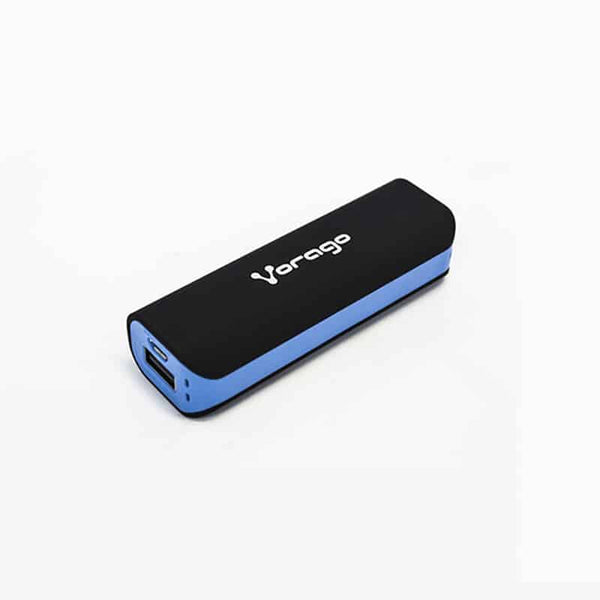 Power Bank Vorago 2200 Mah Negro Y Azul Blister Con Cable Pb-150-Bl