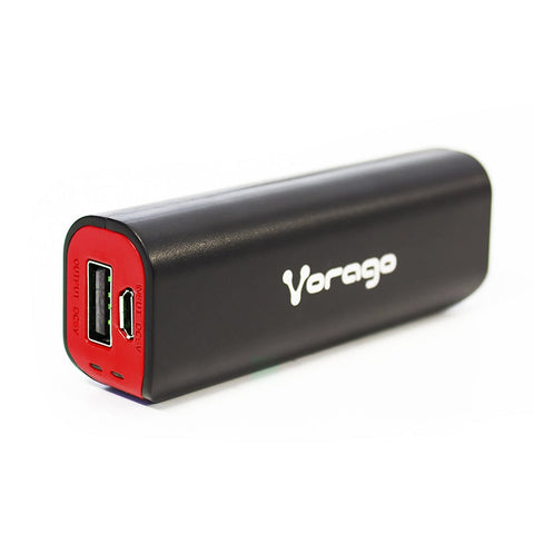 Power Bank Vorago 2200 Mah Negro Y Rojo Blister Con Cable Pb-150-Rd