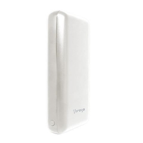 Power Bank Vorago Pb-550 20,000 Mah 2 Puertos 1a/2.1a Blanco