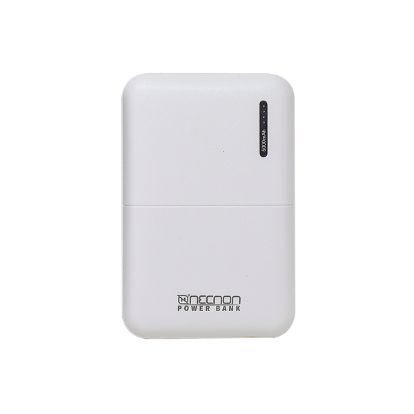 Powerbank Necnon Npw-05fc 5000mah Indicador Led Tipo C Blanco Nbpb0512fc