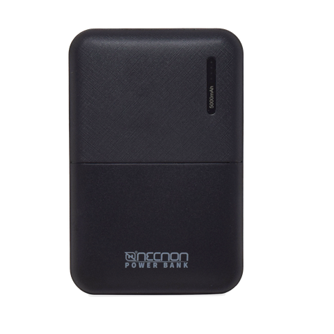 Powerbank Necnon Npw-05fc 5000mah Indicador Led Tipo C Negro Nbpb0501fc