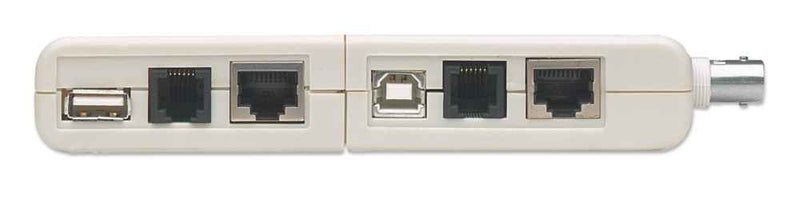 Probador De Cables 4 En 1 Rj-11/Rj-45/Usb/Bnc Max200m Intellinet351911
