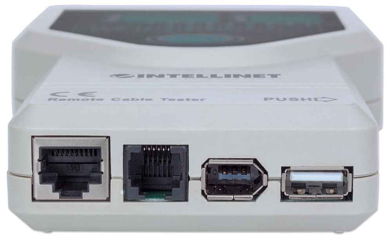Probador Intellinet Cables Red Rj11,Rj45,Usb,Firewire 780094