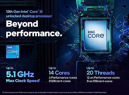 Procesador Intel Ci5 13600kf 3.5-5.1ghz24mb125wsoc1700 13thgen Bx8071513600kf