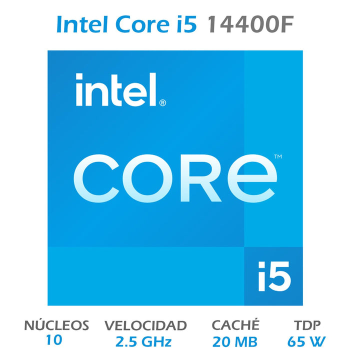 Procesador Intel Core I5 14400F Socket 1700 14Th Gen Bx8071514400F