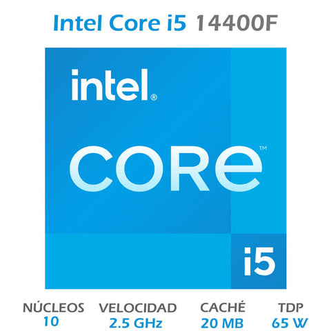 Procesador Intel Core I5 14400F Socket 1700 14Th Gen Bx8071514400F