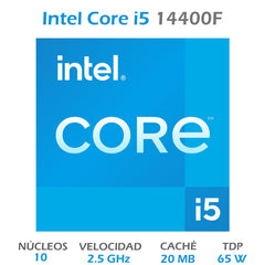 Procesador Intel Core I5 14400F Socket 1700 14Th Gen Bx8071514400F