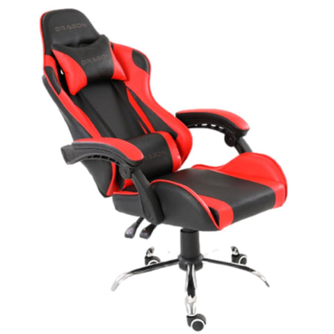 Silla Gamer Nextep Falkor Ne-461R Ergonómica Color Negro-Rojo