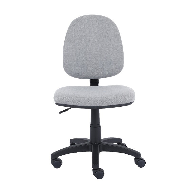 Silla Basica Nextep Ne-650Bg Altura Ajustable, Tela Gris Con Base Gira (Ne-650Bg)