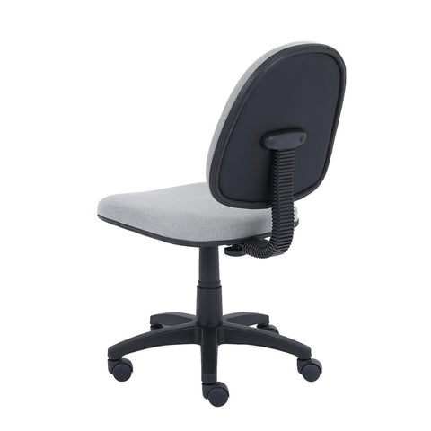 Silla Basica Nextep Ne-650Bg Altura Ajustable, Tela Gris Con Base Gira (Ne-650Bg)