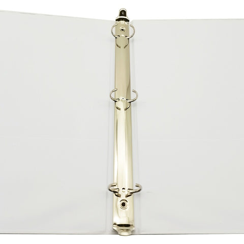 Carpeta Nextep Vinil Aro O Medida 1"" Tamaño Carta Color Blanco, Ne-013U