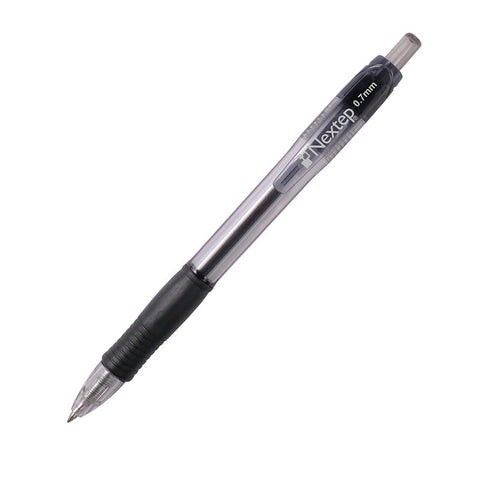 Boligrafo Gel Retractil Nextep Mediano 0.7Mm Color Negro C/6 Ne-062N