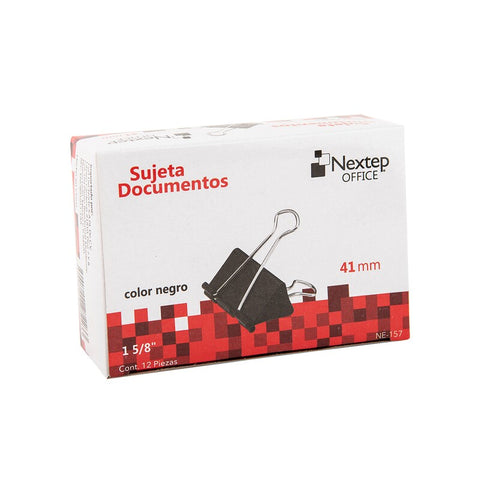Sujeta Documentos Nextep 41Mm (1 5/8"") C/12 Pzas, Ne-157