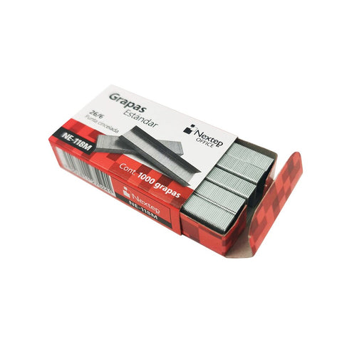 Caja Grapas Estándar Nextep 26/6 C/1000 Ne-118M