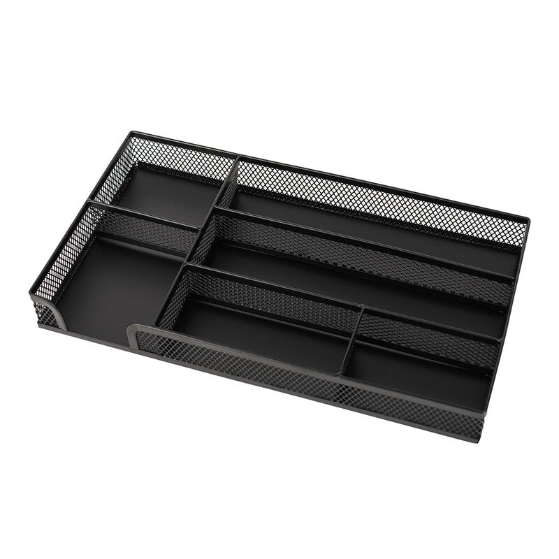 Organizador De Cajon Nextep De Malla Metalica, Color Negro, Ne-177