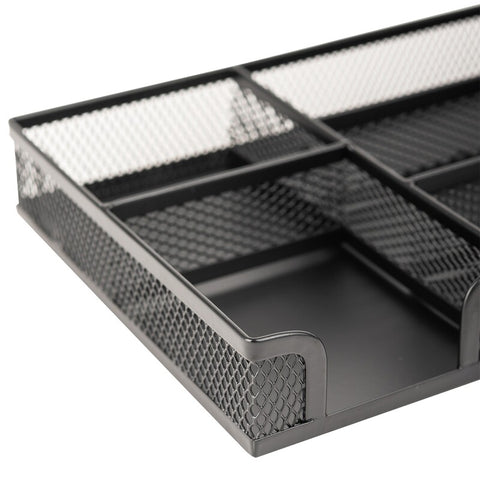 Organizador De Cajon Nextep De Malla Metalica, Color Negro, Ne-177